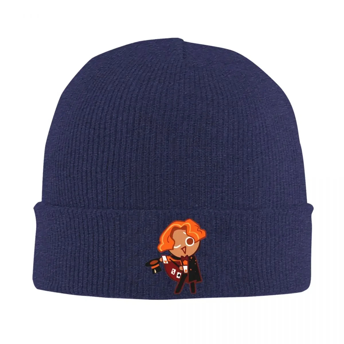 Cookie Run Beanie Hats almond cookie Knit Hat Outdoor Elastic Female Male Caps Autumn Winter Design Funny Bonnet Hats Gift