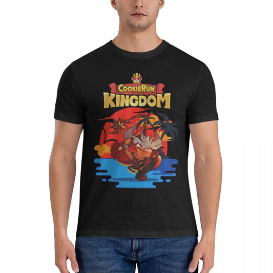 Hipster Summer Malasause T-Shirt for Men O Neck Cotton T Shirt Cookie Run Kingdoms Short Sleeve Tee Shirt Gift Clothing