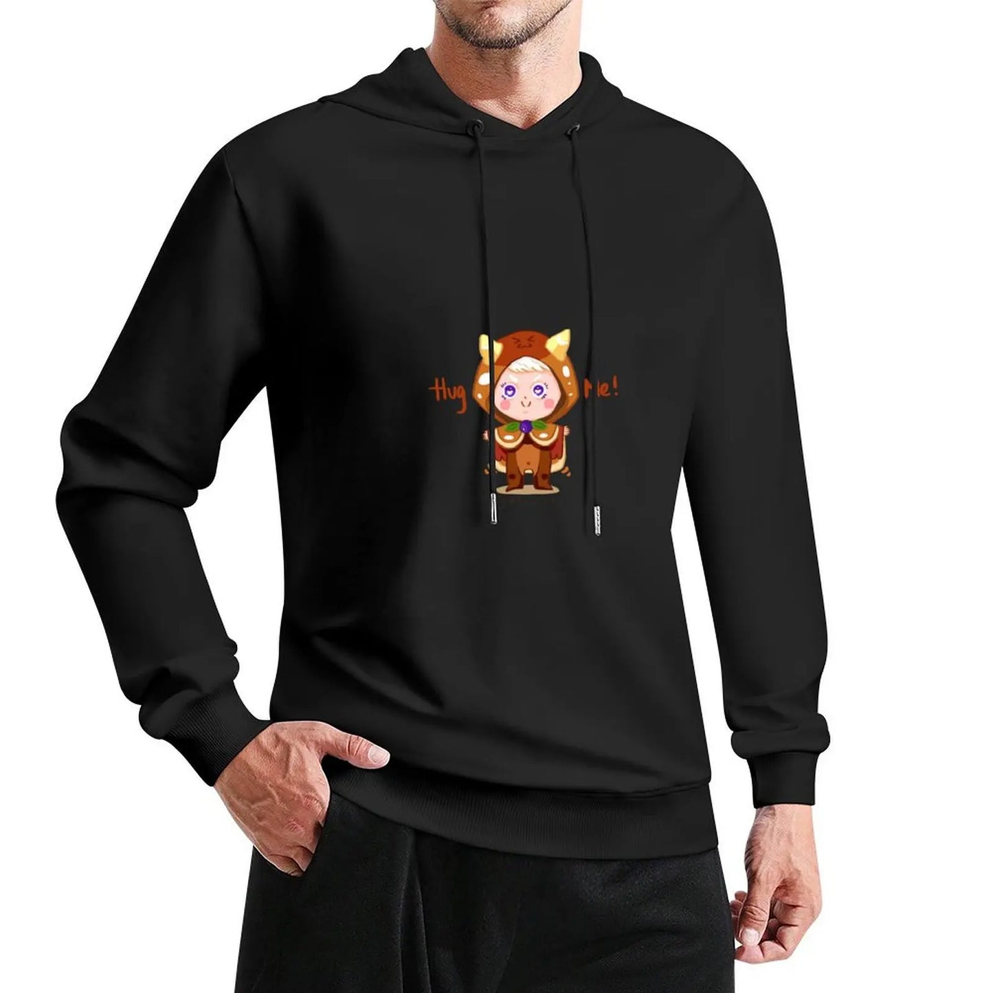 Pancake cookie - Cookie Run Kingdom Pullover Hoodie mens designer clothes korean style clothes big size hoodie