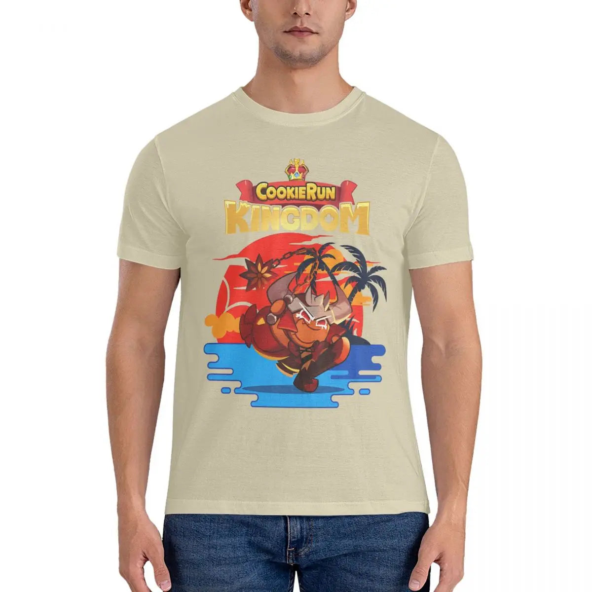 Hipster Summer Malasause T-Shirt for Men O Neck Cotton T Shirt Cookie Run Kingdoms Short Sleeve Tee Shirt Gift Clothing