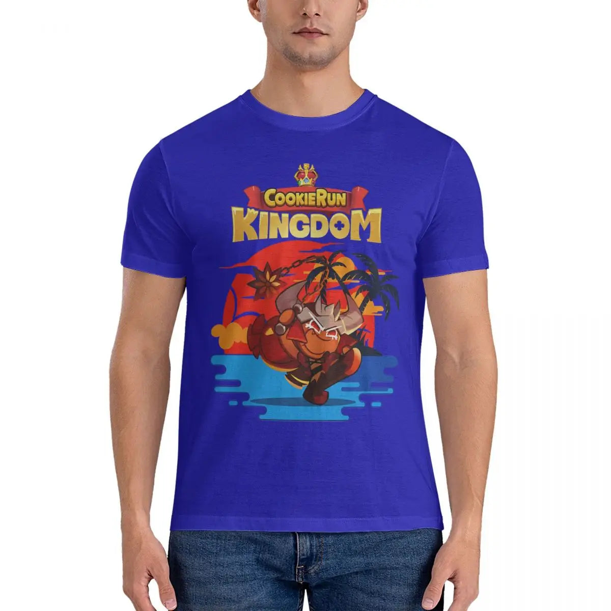 Hipster Summer Malasause T-Shirt for Men O Neck Cotton T Shirt Cookie Run Kingdoms Short Sleeve Tee Shirt Gift Clothing