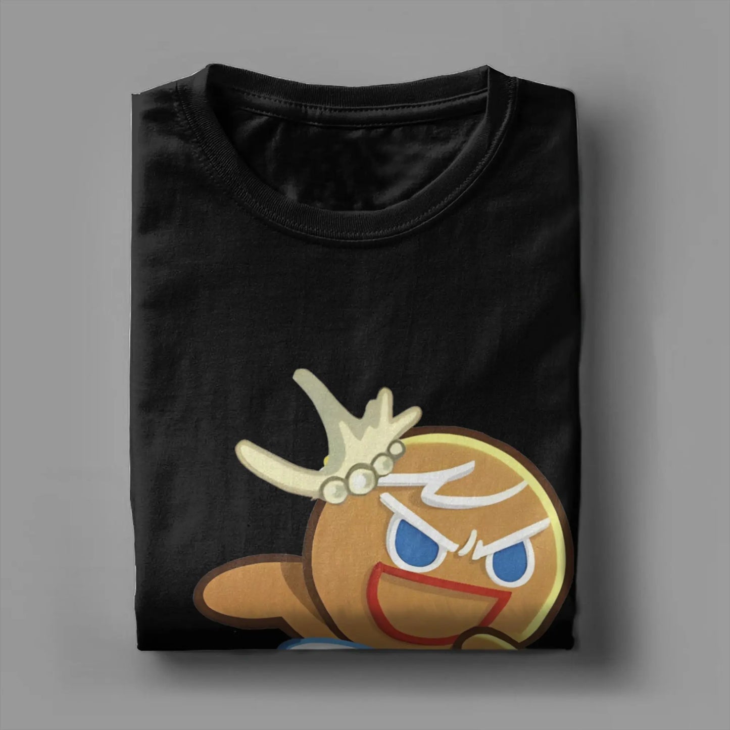 Summer Cookie Run Gingerbrave cookie run kingdom T Shirt For Unisex  Cotton T-shirts Short Sleeve Clothes