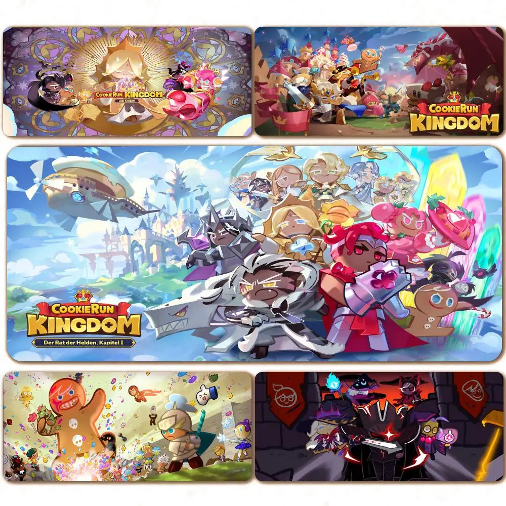 Gamers COOKIE RUN KINGDOMes Mouse Pad Game eSports CSGO mouse pad extra large thickened table mat boys and girls anti-slip mat