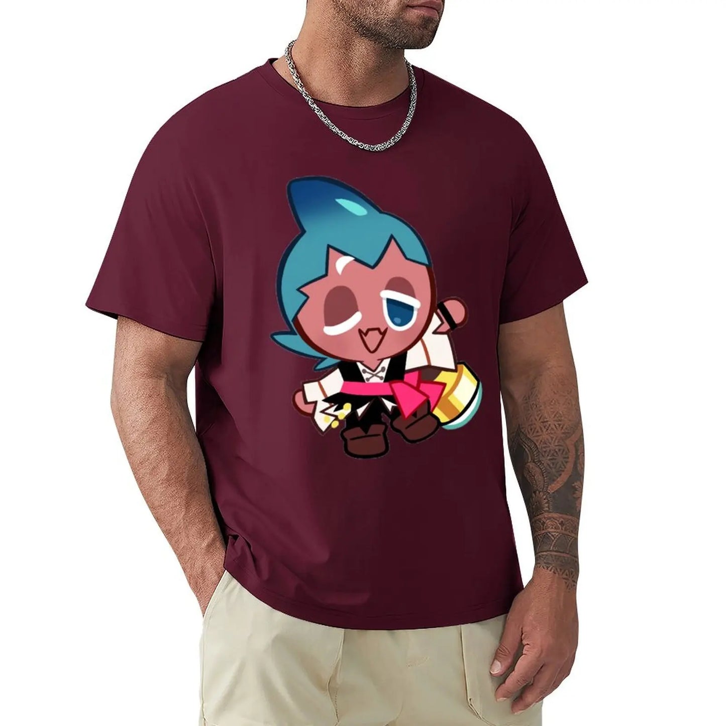 Sorbet Shark Cookie! Cookie Run Kingdom T-Shirt Blouse boys animal print oversized graphic tee shirts for men graphic tees