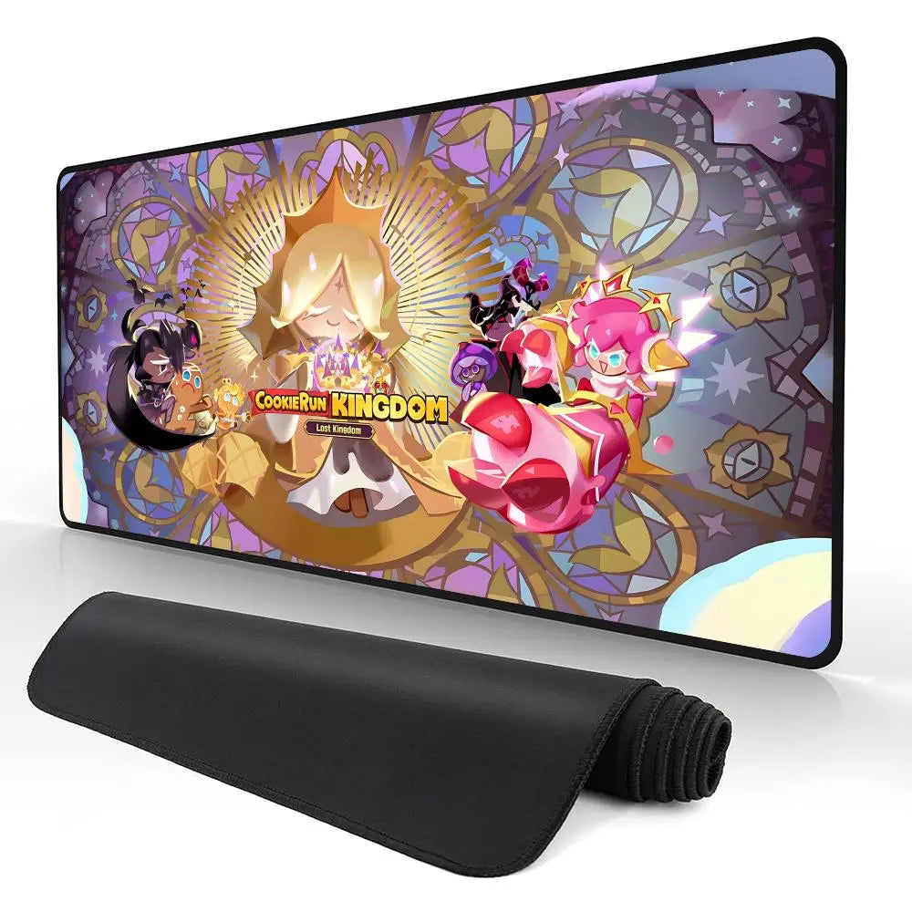 Gamers COOKIE RUN KINGDOMes Mouse Pad Game eSports CSGO mouse pad extra large thickened table mat boys and girls anti-slip mat