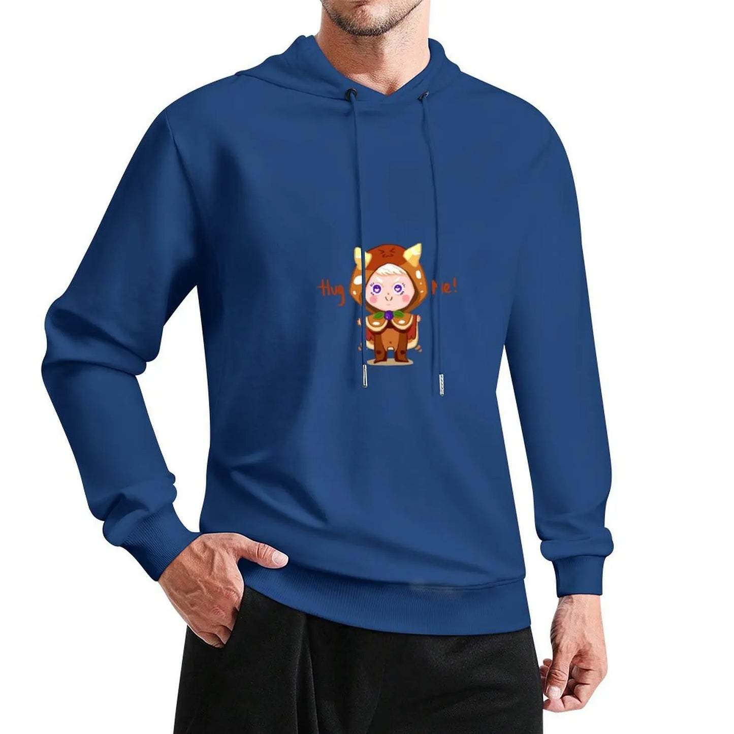 Pancake cookie - Cookie Run Kingdom Pullover Hoodie mens designer clothes korean style clothes big size hoodie