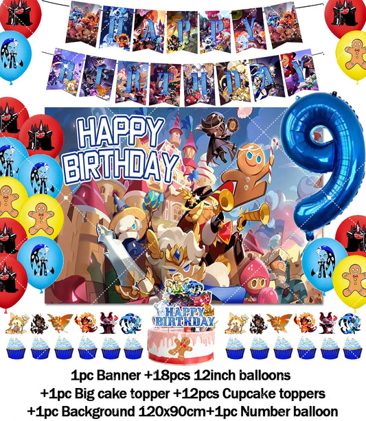 Cookie Run Kingdom Birthday Decorations