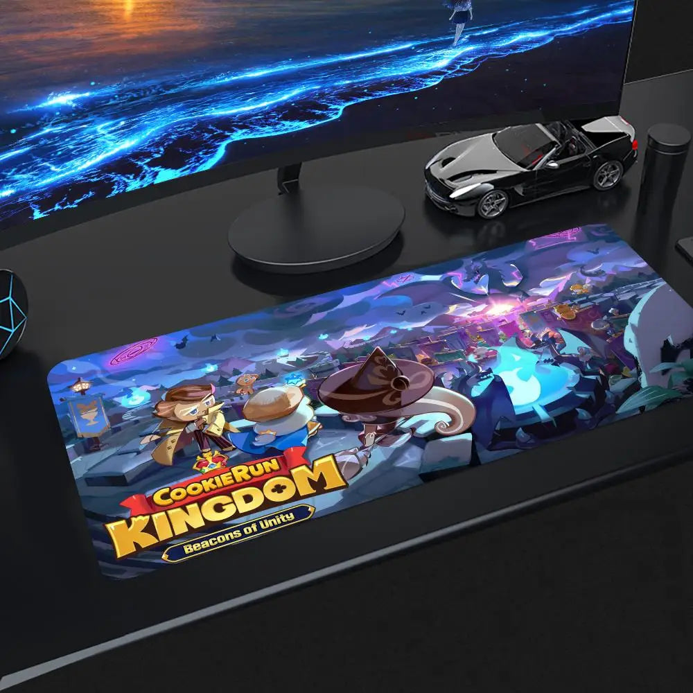 Gamers COOKIE RUN KINGDOMes Mouse Pad Game eSports CSGO mouse pad extra large thickened table mat boys and girls anti-slip mat