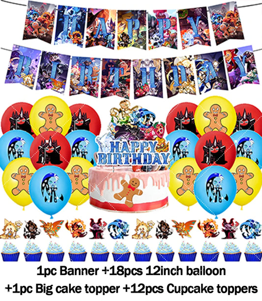 Cookie Run Kingdom Birthday Decorations