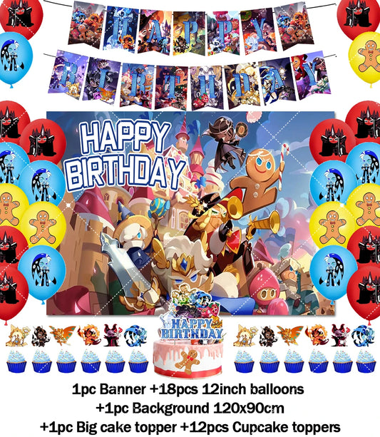Cookie Run Kingdom Birthday Decorations