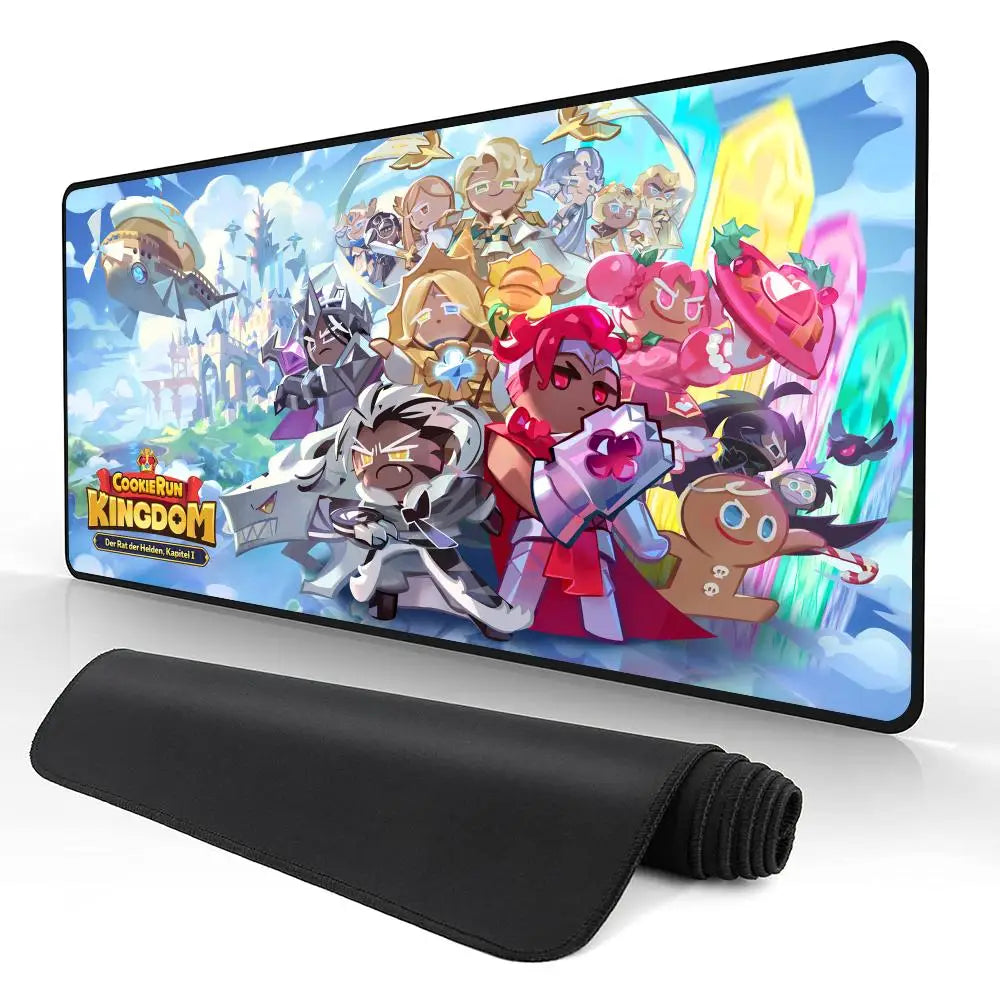 Gamers COOKIE RUN KINGDOMes Mouse Pad Game eSports CSGO mouse pad extra large thickened table mat boys and girls anti-slip mat