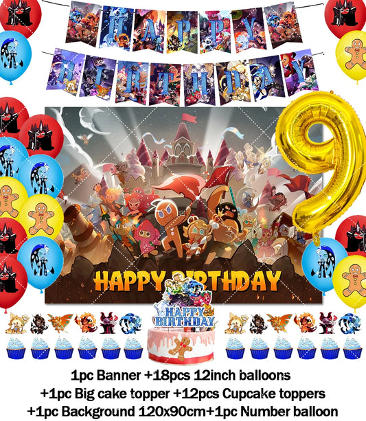 Cookie Run Kingdom Birthday Decorations