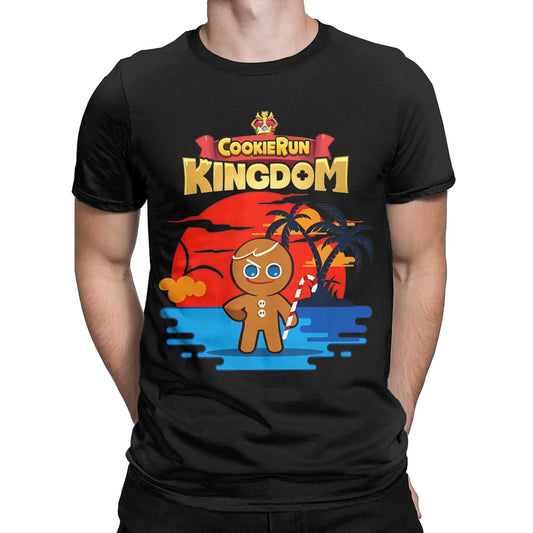 Summer Cookie Brave cookie run kingdom Print T Shirts Men Women  Cotton  Tee Shirt Clothing