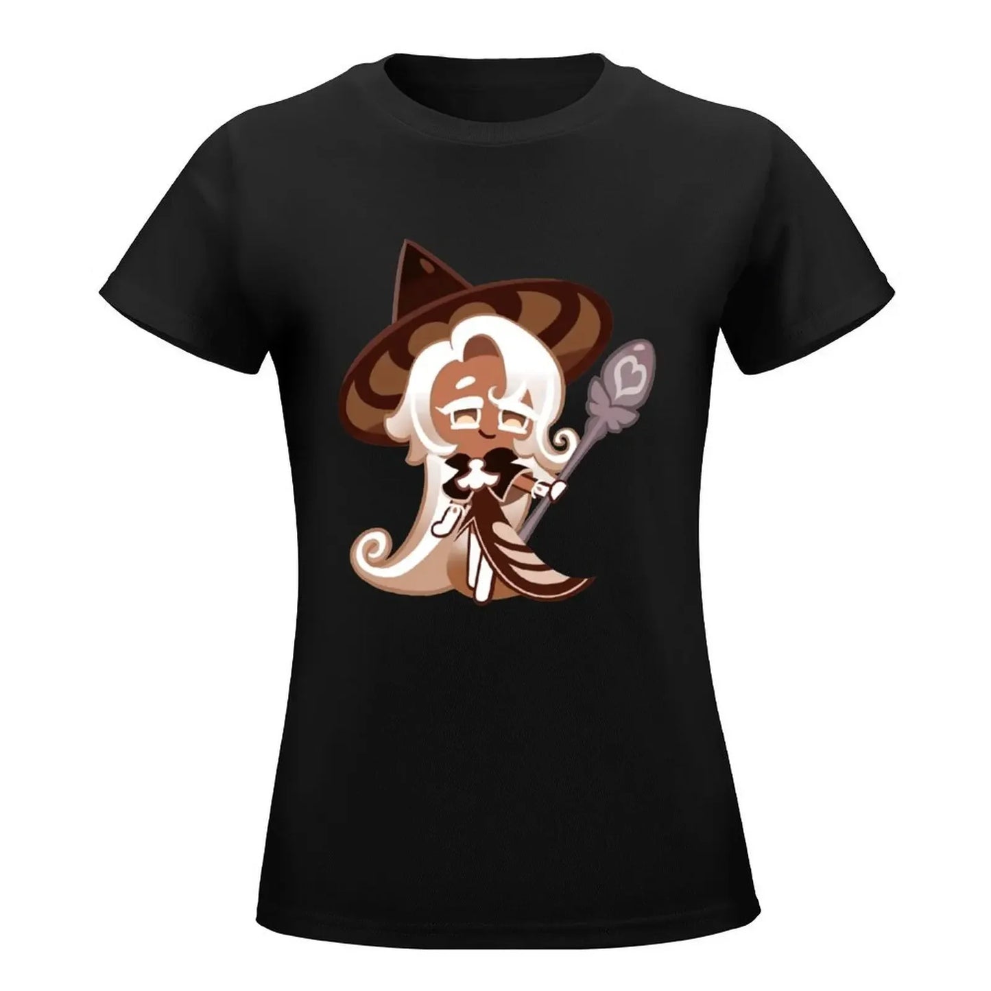 Latte Cookie (Cookie Run Kingdom) T-Shirt graphics female cute clothes summer clothes t shirt for Women
