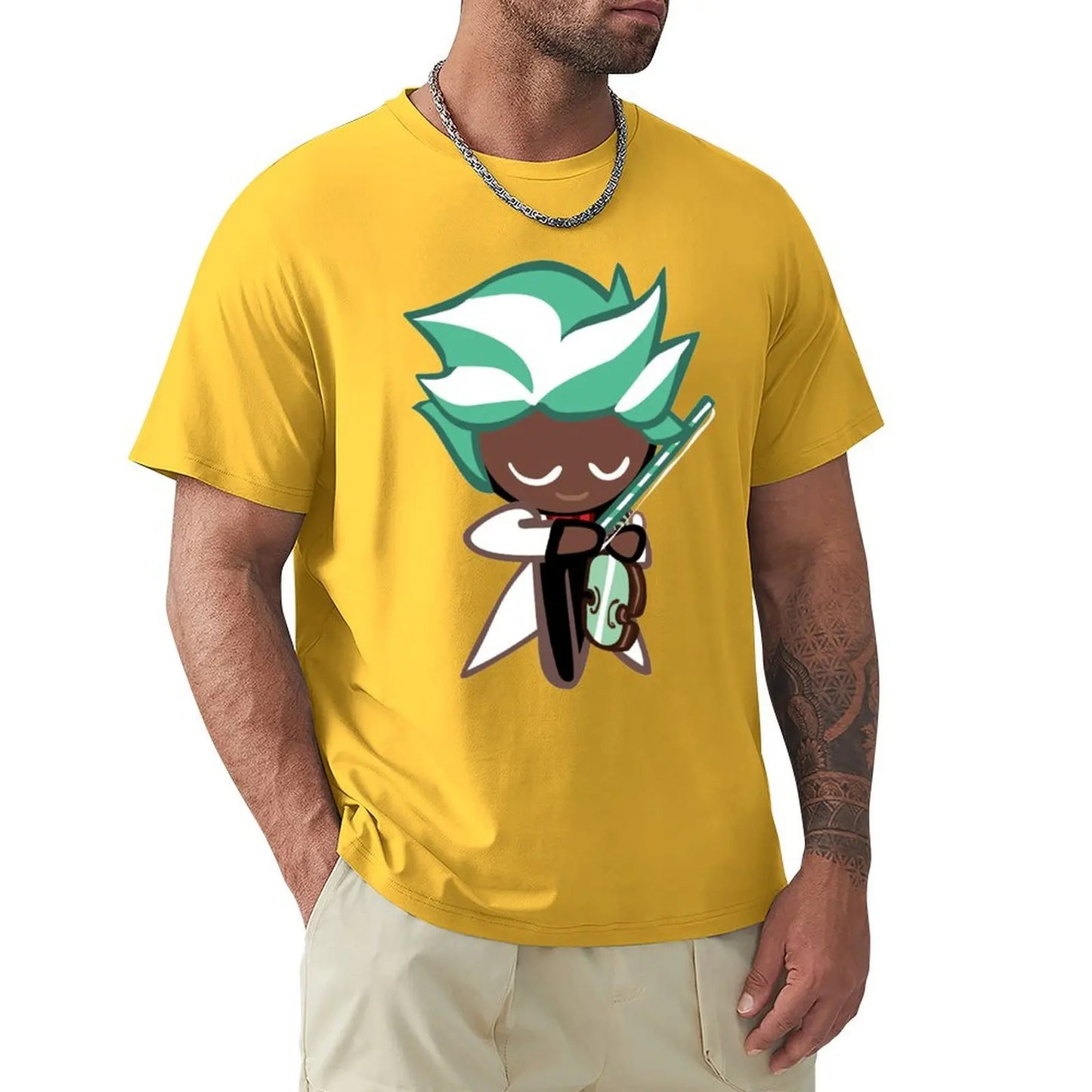 Mint Choco Cookie (Cookie Run) T-Shirt plus size clothes basketball graphic tees cheap stuff mens vintage t shirts