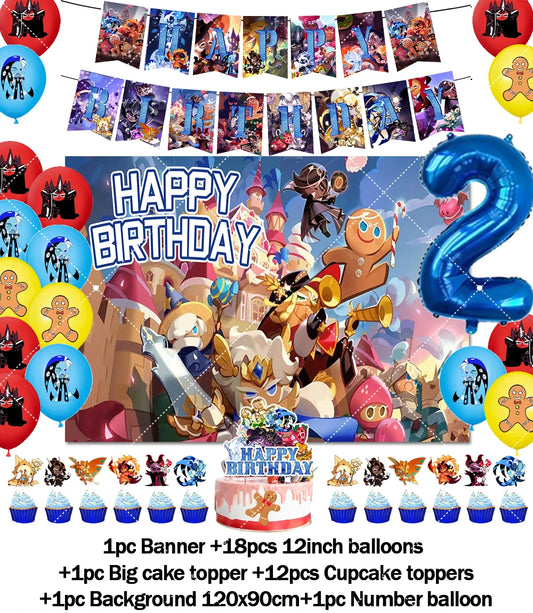 Cookie Run Kingdom Birthday Decorations