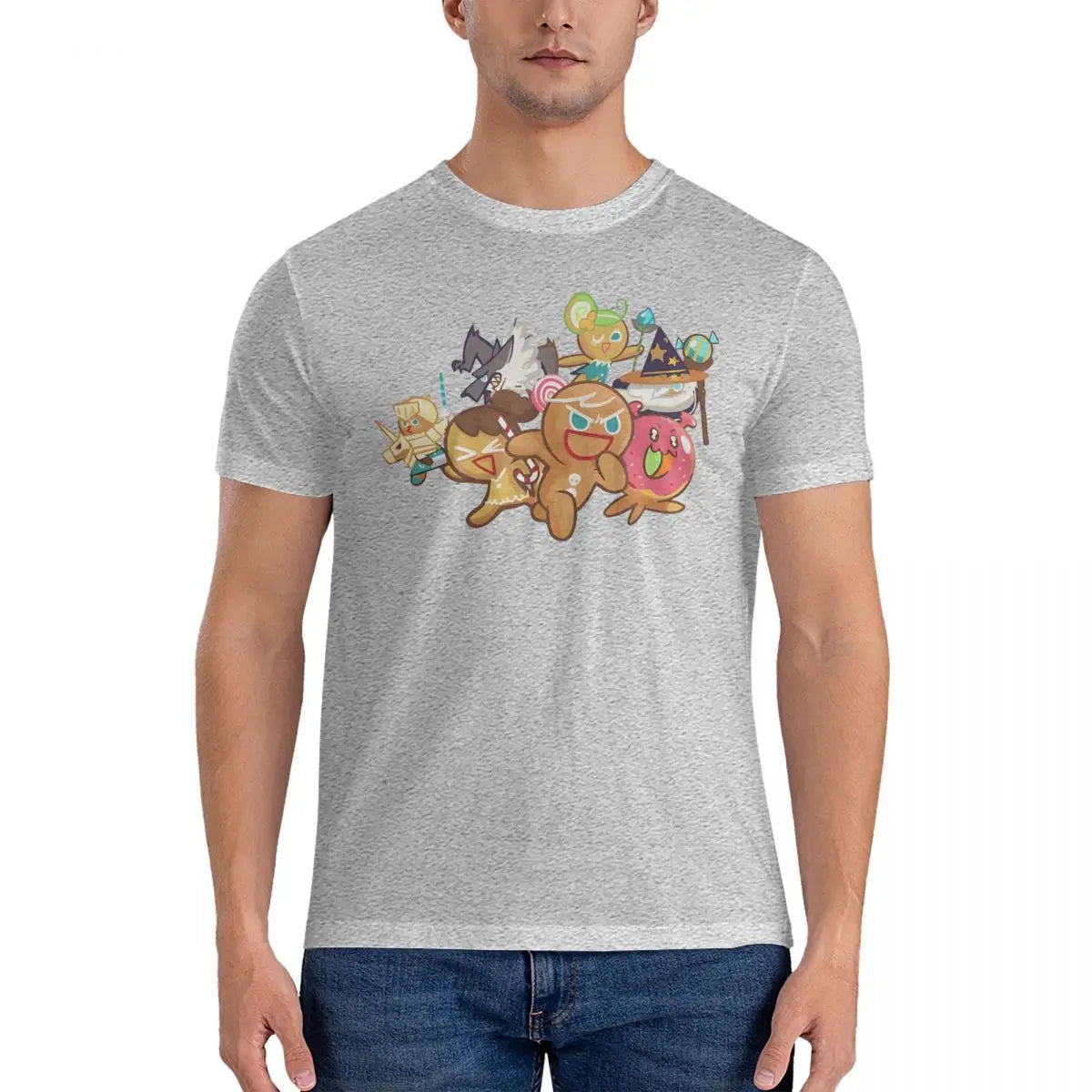 Game Men T Shirts Cookie Run Kingdoms Casual Tees Short Sleeve O Neck T-Shirts Pure Cotton Graphic Tops