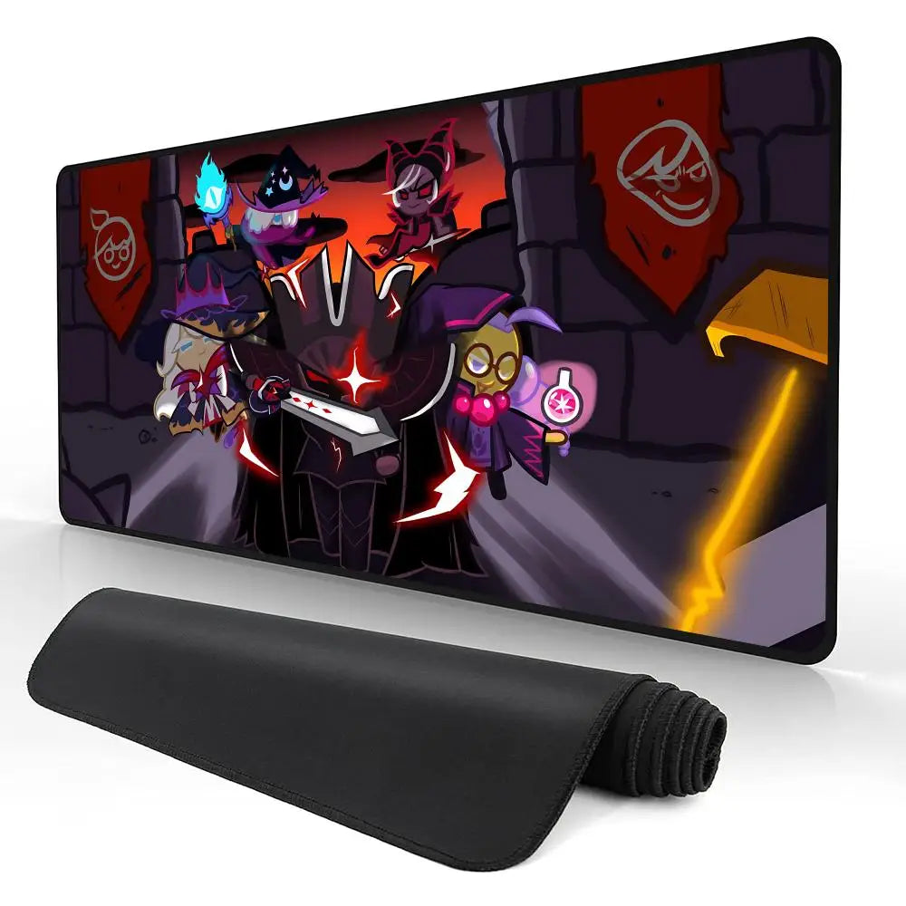 Gamers COOKIE RUN KINGDOMes Mouse Pad Game eSports CSGO mouse pad extra large thickened table mat boys and girls anti-slip mat