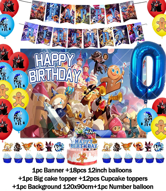 Cookie Run Kingdom Birthday Decorations