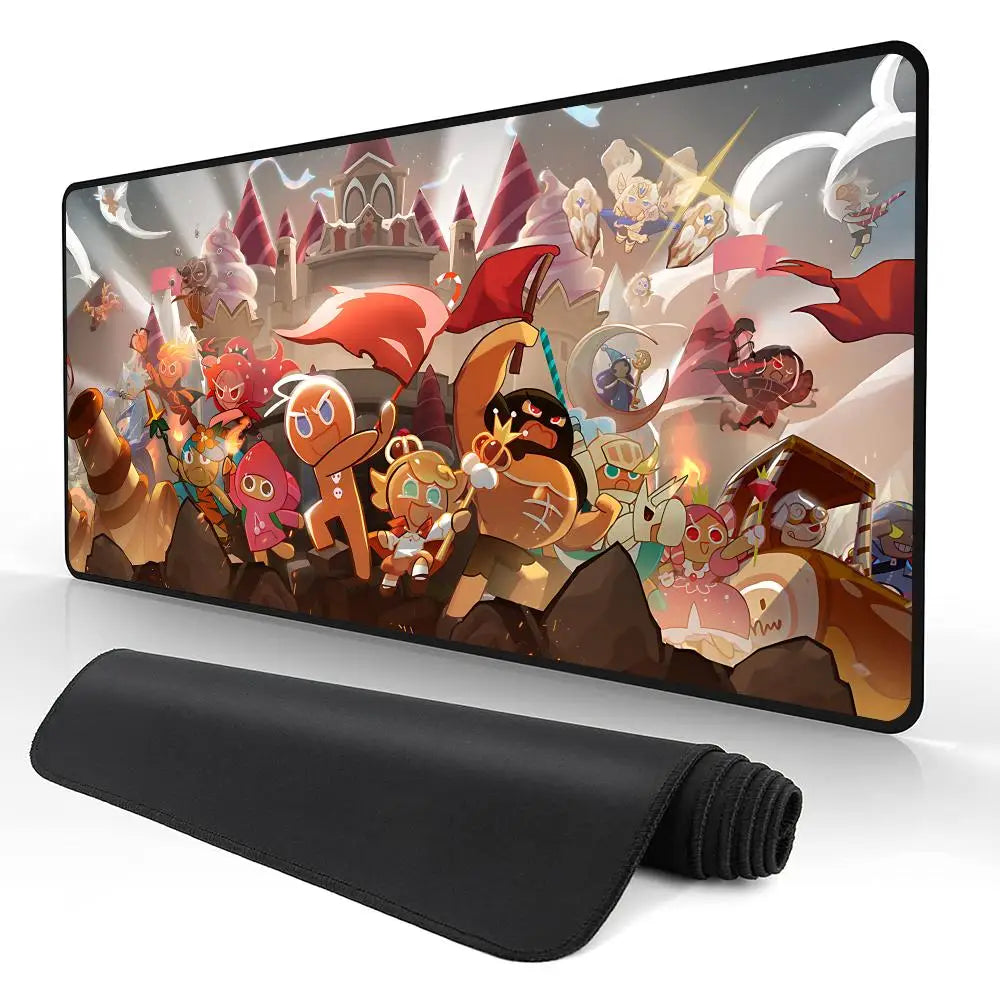 Gamers COOKIE RUN KINGDOMes Mouse Pad Game eSports CSGO mouse pad extra large thickened table mat boys and girls anti-slip mat