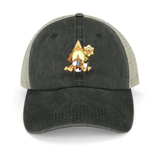 Pure Vanilla Cookie Cookie Run Kingdom Classic Cowboy Hat |-F-| Luxury Cap sun hat funny hat Man Women's