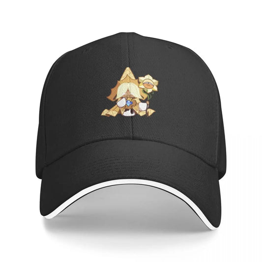 Pure Vanilla Cookie Cookie Run Kingdom Classic Baseball Cap Hood New In Hat Brand Man cap Hat Man Luxury Girl'S Hats Men's