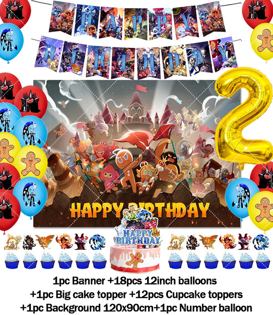 Cookie Run Kingdom Birthday Decorations