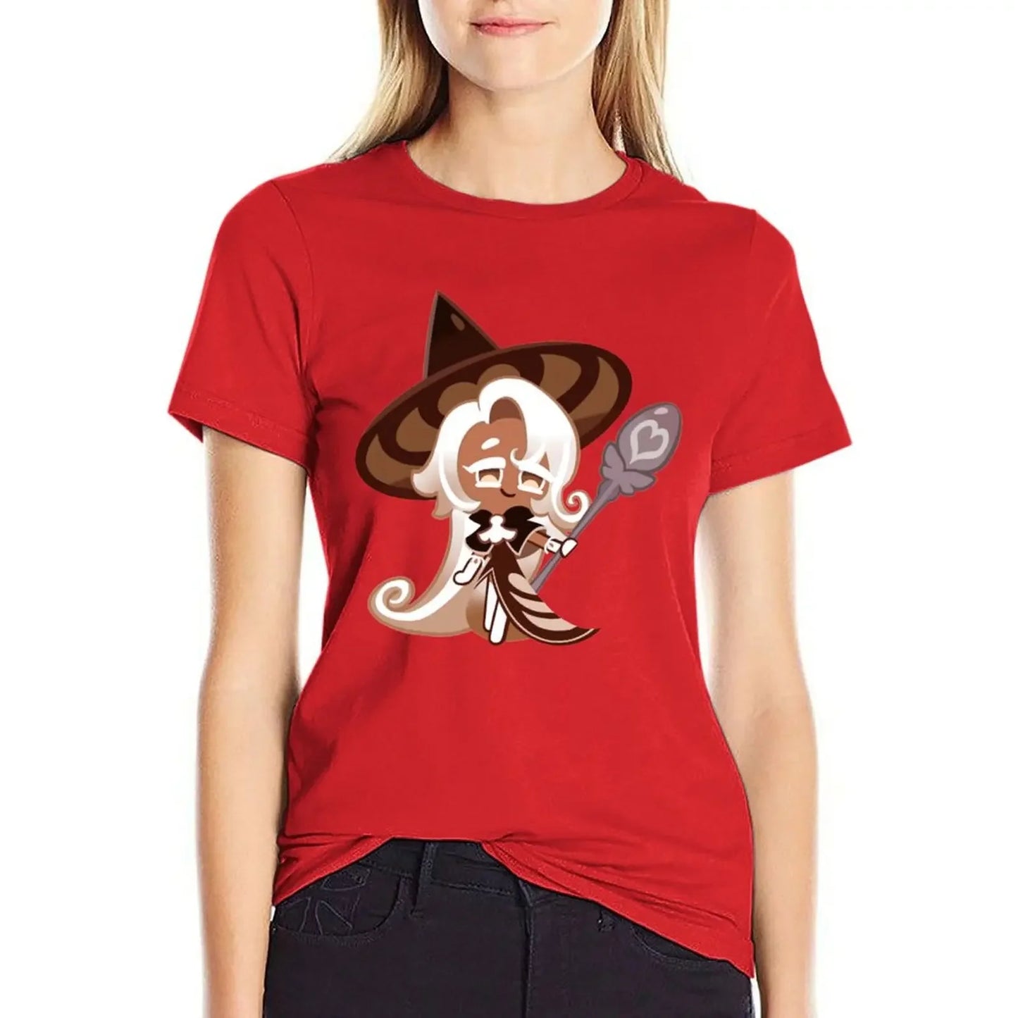 Latte Cookie (Cookie Run Kingdom) T-Shirt graphics female cute clothes summer clothes t shirt for Women