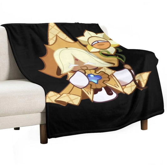 Pure Vanilla Cookie Cookie Run Kingdom Classic Throw Blanket Luxury Thicken For Sofa Thin Tourist Bed Fashionable Blankets