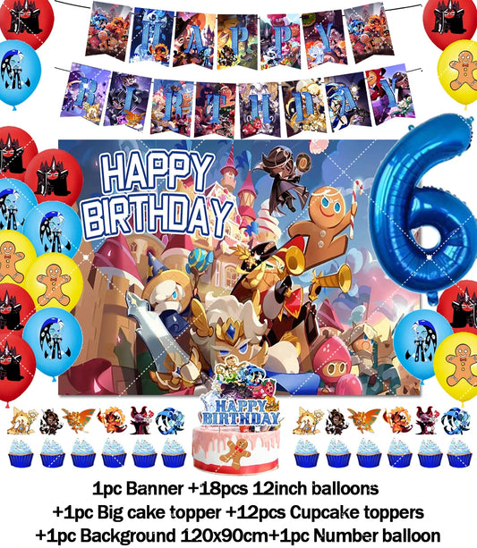 Cookie Run Kingdom Birthday Decorations