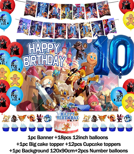 Cookie Run Kingdom Birthday Decorations