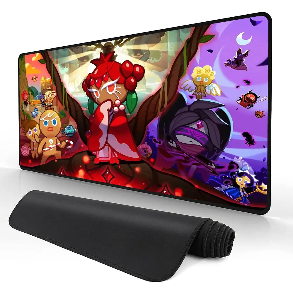 Gamers COOKIE RUN KINGDOMes Mouse Pad Game eSports CSGO mouse pad extra large thickened table mat boys and girls anti-slip mat