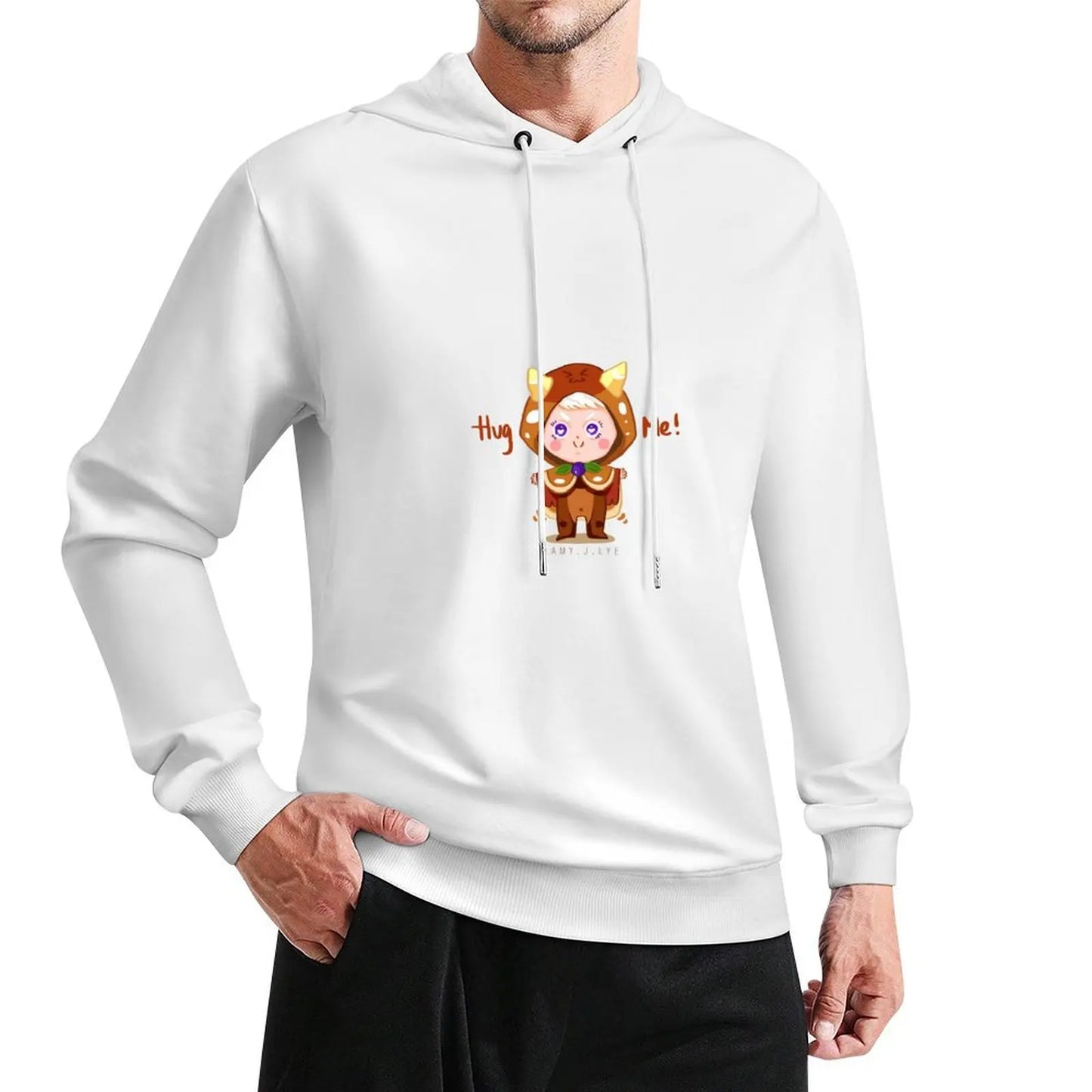 Pancake cookie - Cookie Run Kingdom Pullover Hoodie mens designer clothes korean style clothes big size hoodie