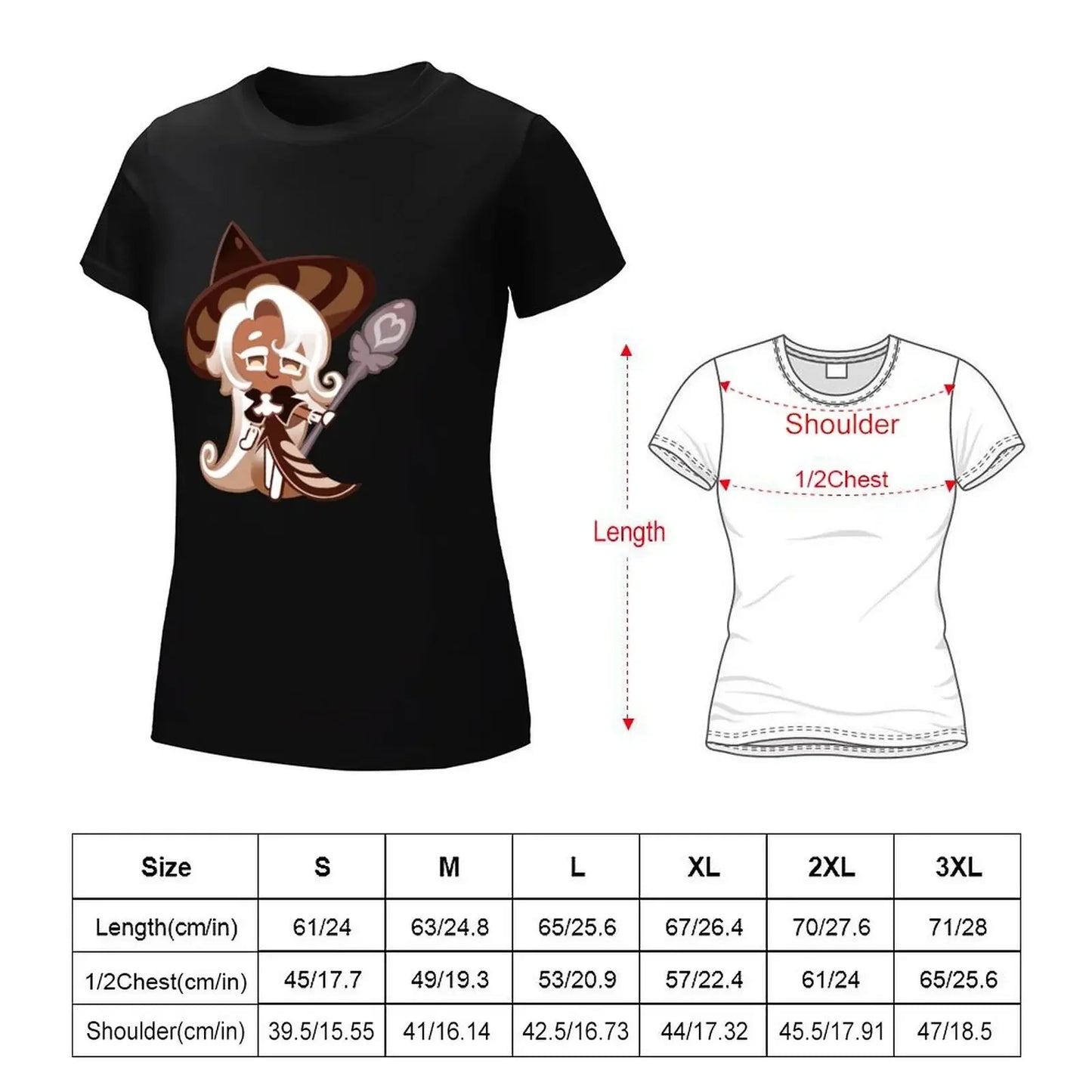 Latte Cookie (Cookie Run Kingdom) T-Shirt graphics female cute clothes summer clothes t shirt for Women
