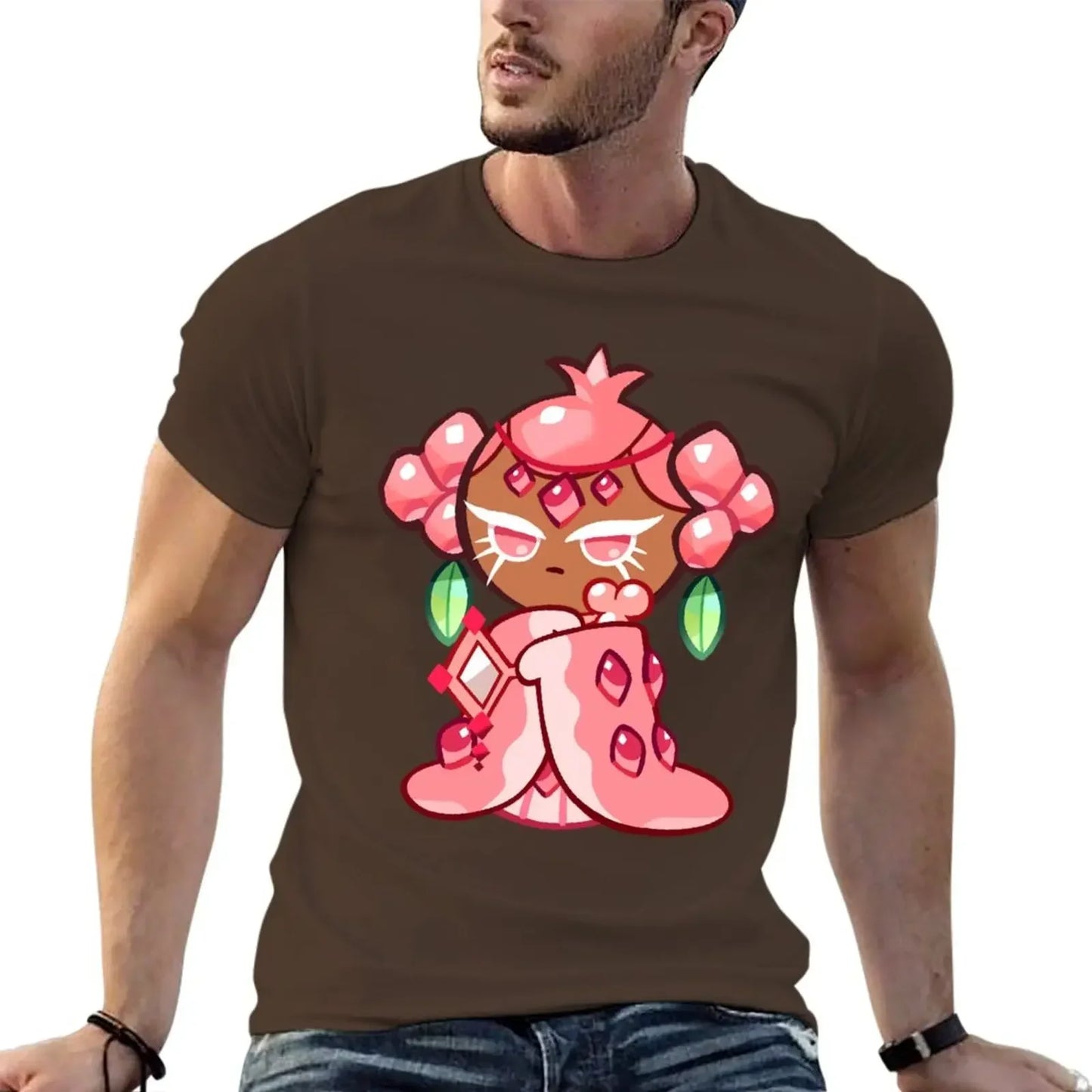 pink pomegranate cookie :) T-Shirt sports fans plus size tops mens white t shirts